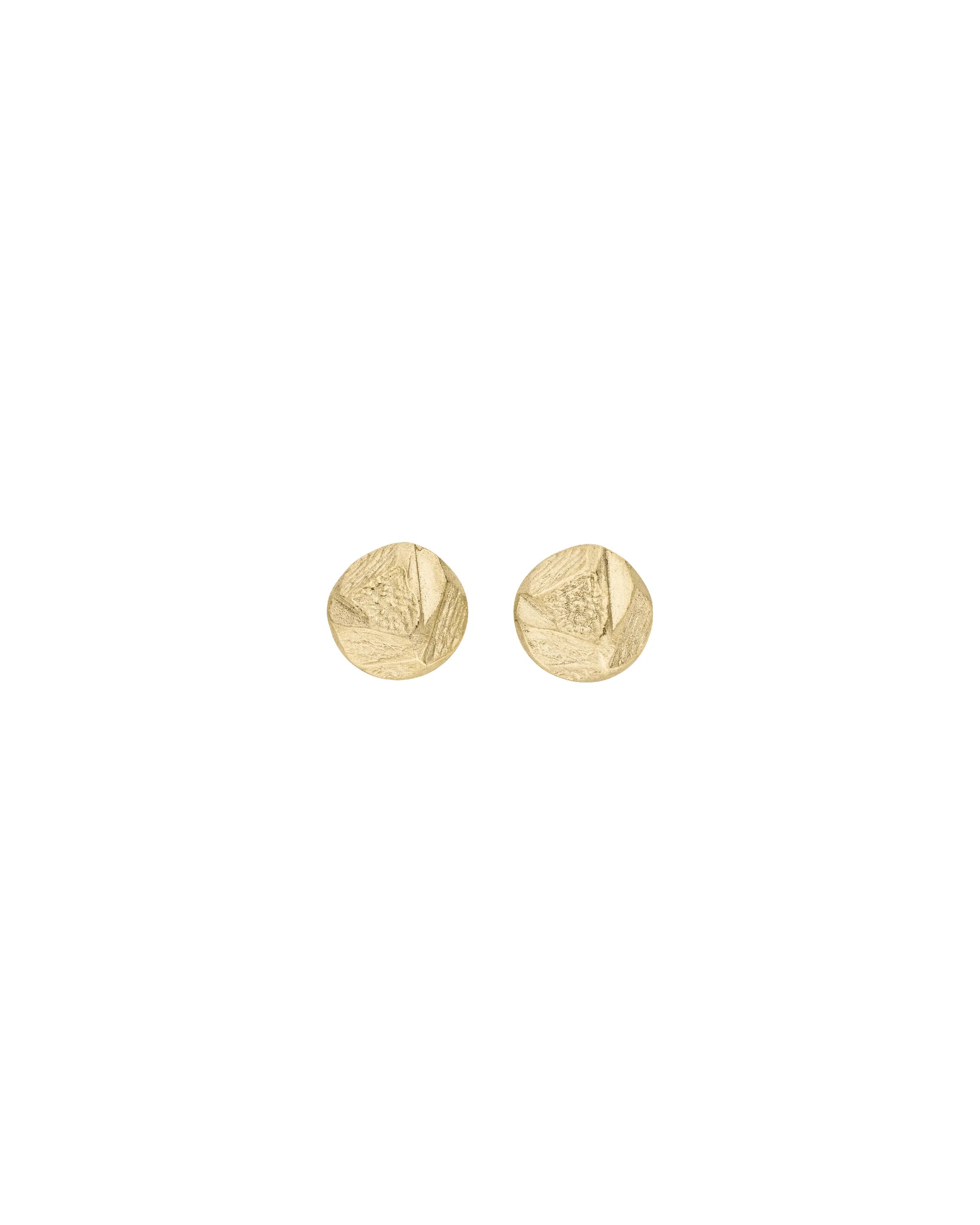 Stone - Ohrringe Gold - Big Ohrstecker Gelbgold 585