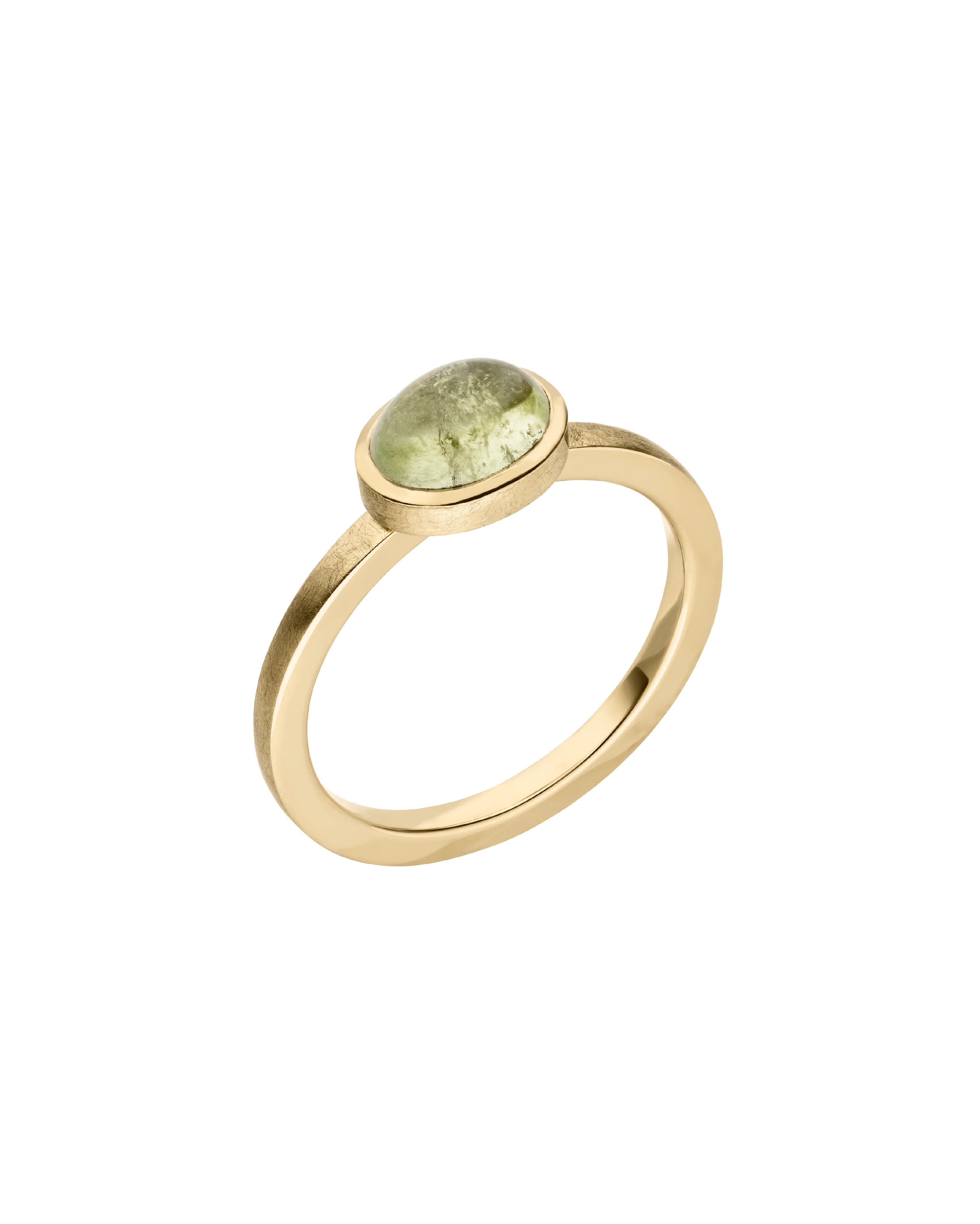 GUAPA - Gold Ring mit Stein - Gelbgold 585