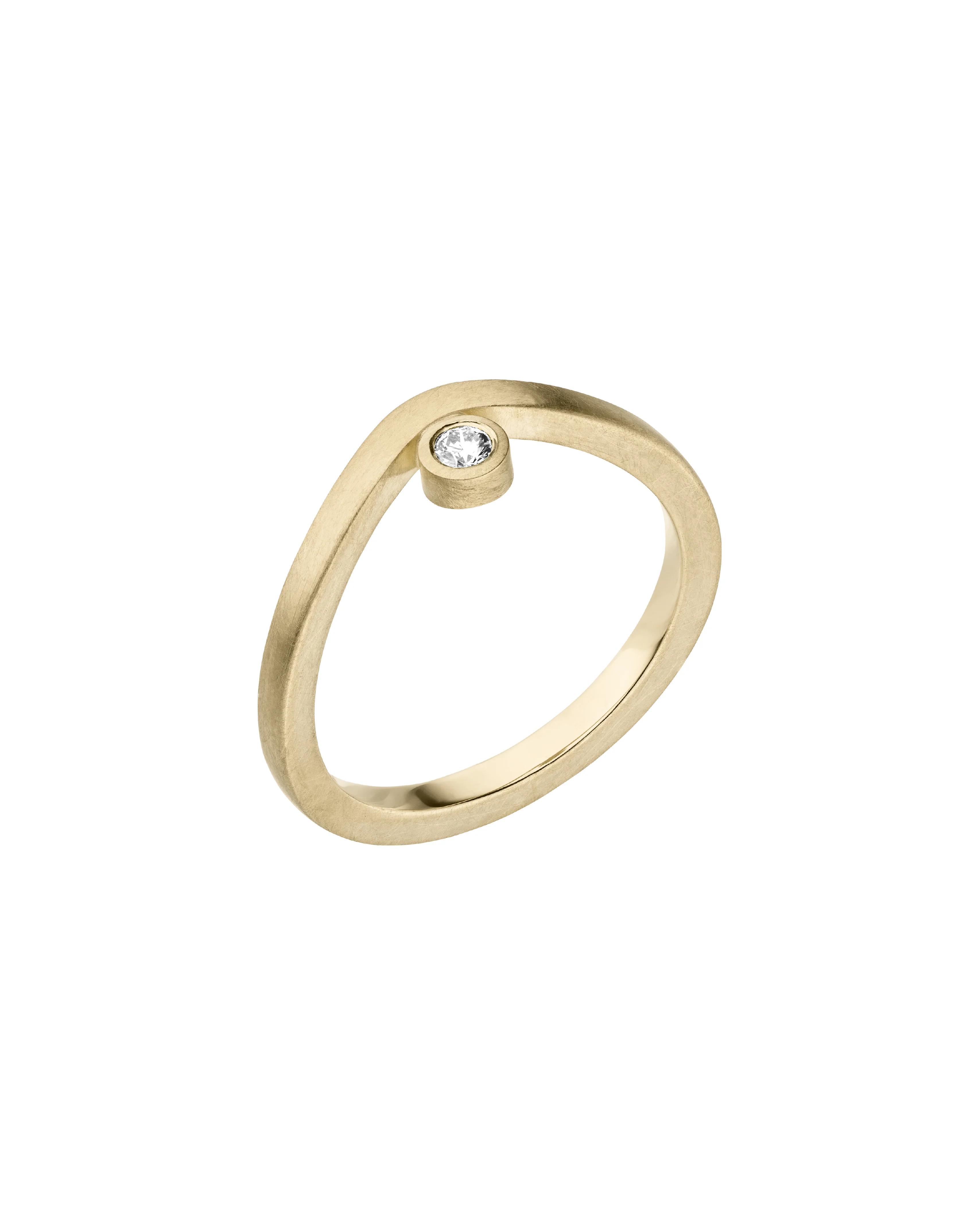 WAVE Ring Gelbgold 750
