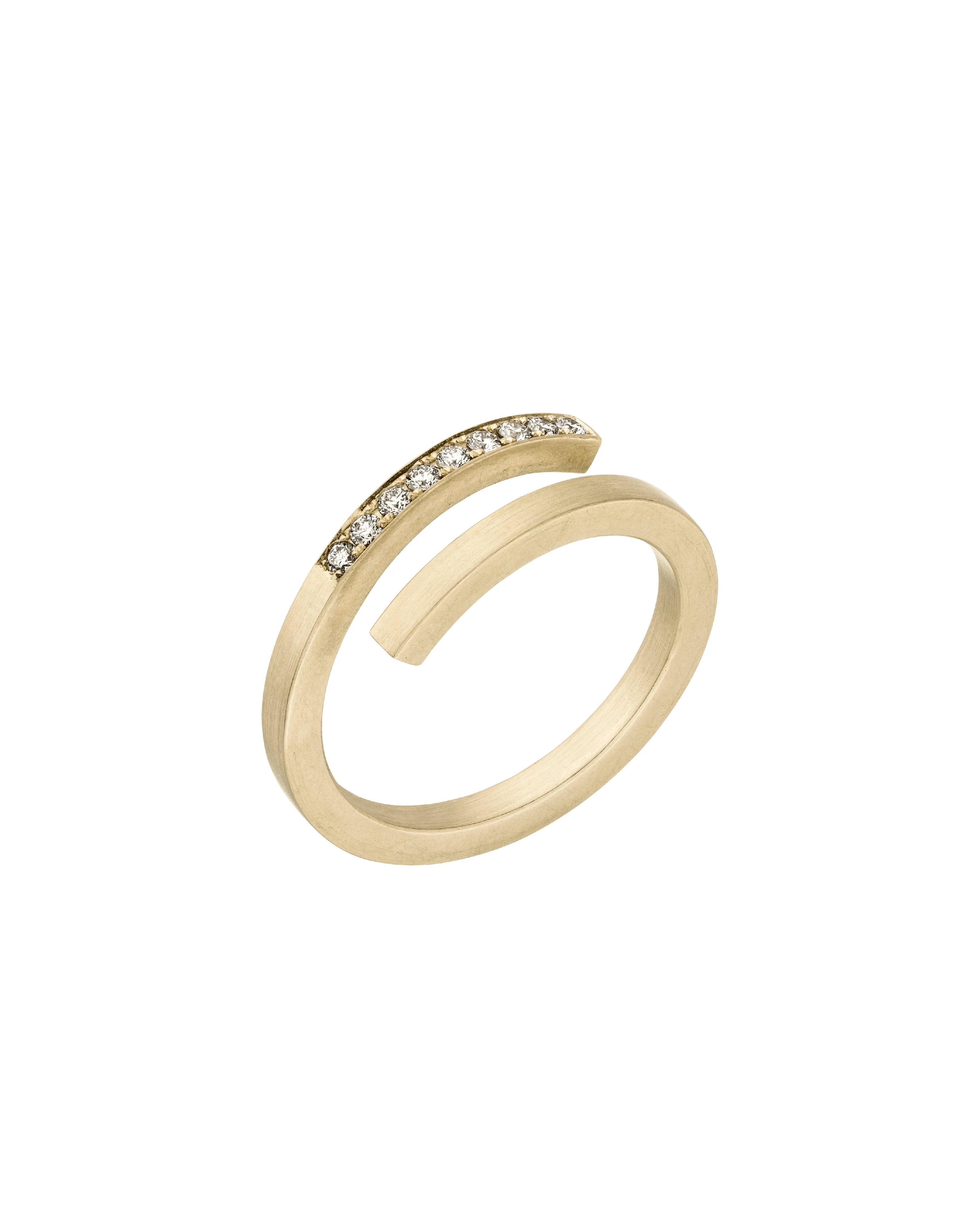 SQUARE - Gold Ring - Gelbgold 585
