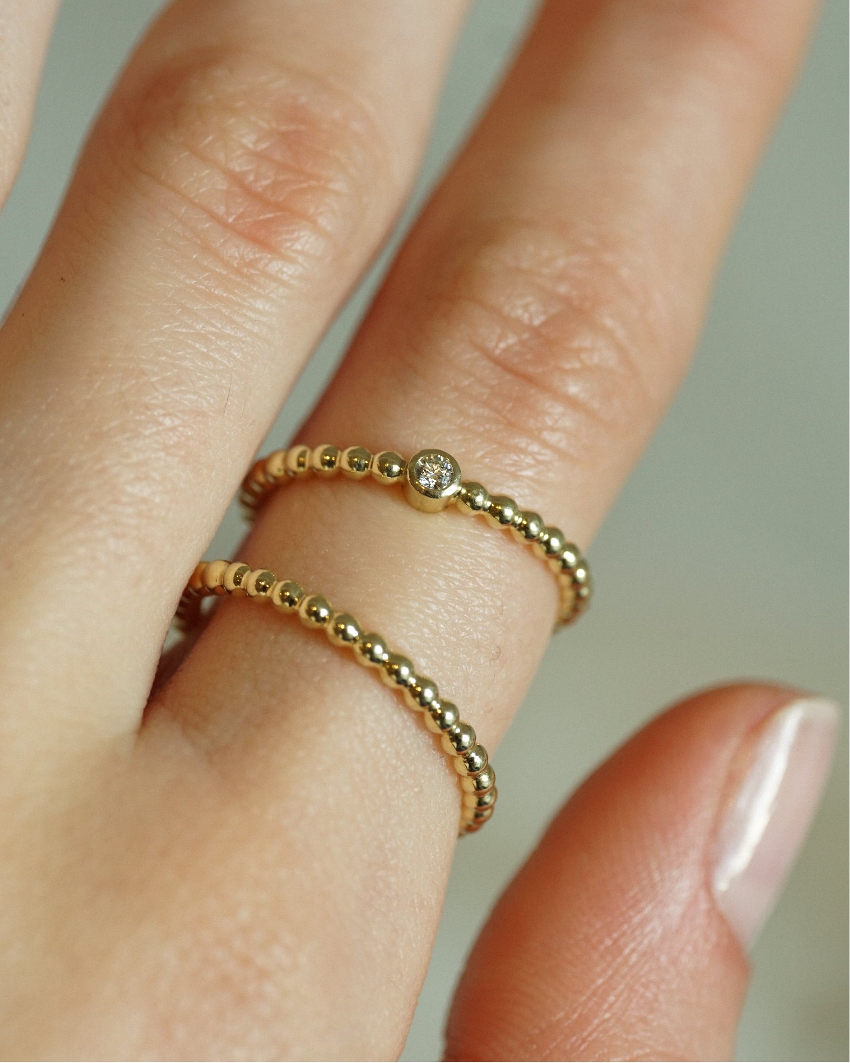 BOLITA  - Gold Ring mit Stein - Gelbgold 585